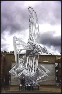 "Uniting A Nation" 95% complete, 15 metres (50 feet) high, 5 tonnes of aluminium