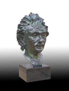 "Albert Einstein Bust" Commissioned for private collection