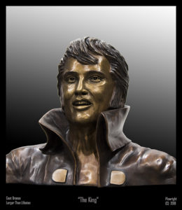 "The King" Cast bronze, slightly larger than life-size